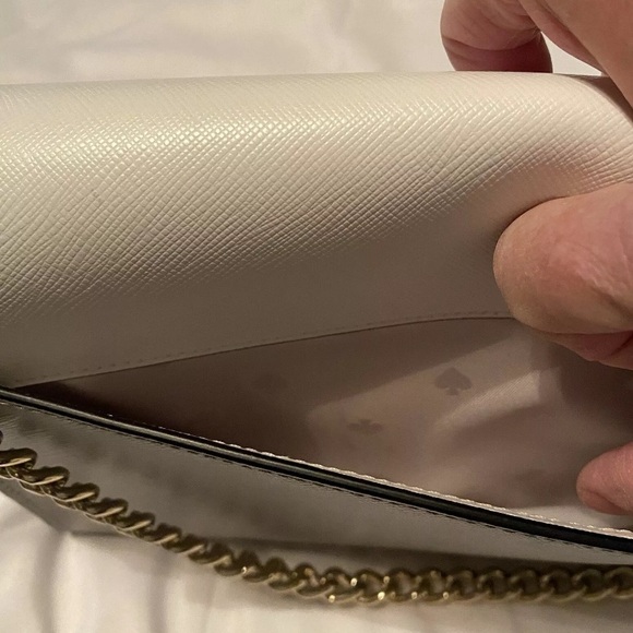 Kate Spade White and Gray Chain Shoulder Bag - Picture 8 of 8